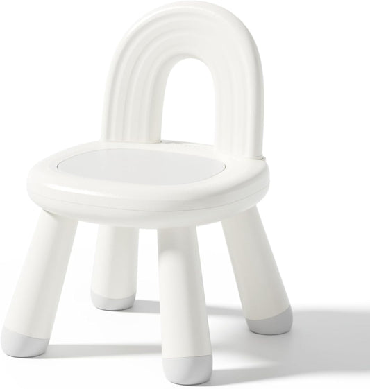 Toddler Chair, Ergonomic Kids Chair, Durable and Sturdy Small Plastic Child Chair for Toddlers 1–3
