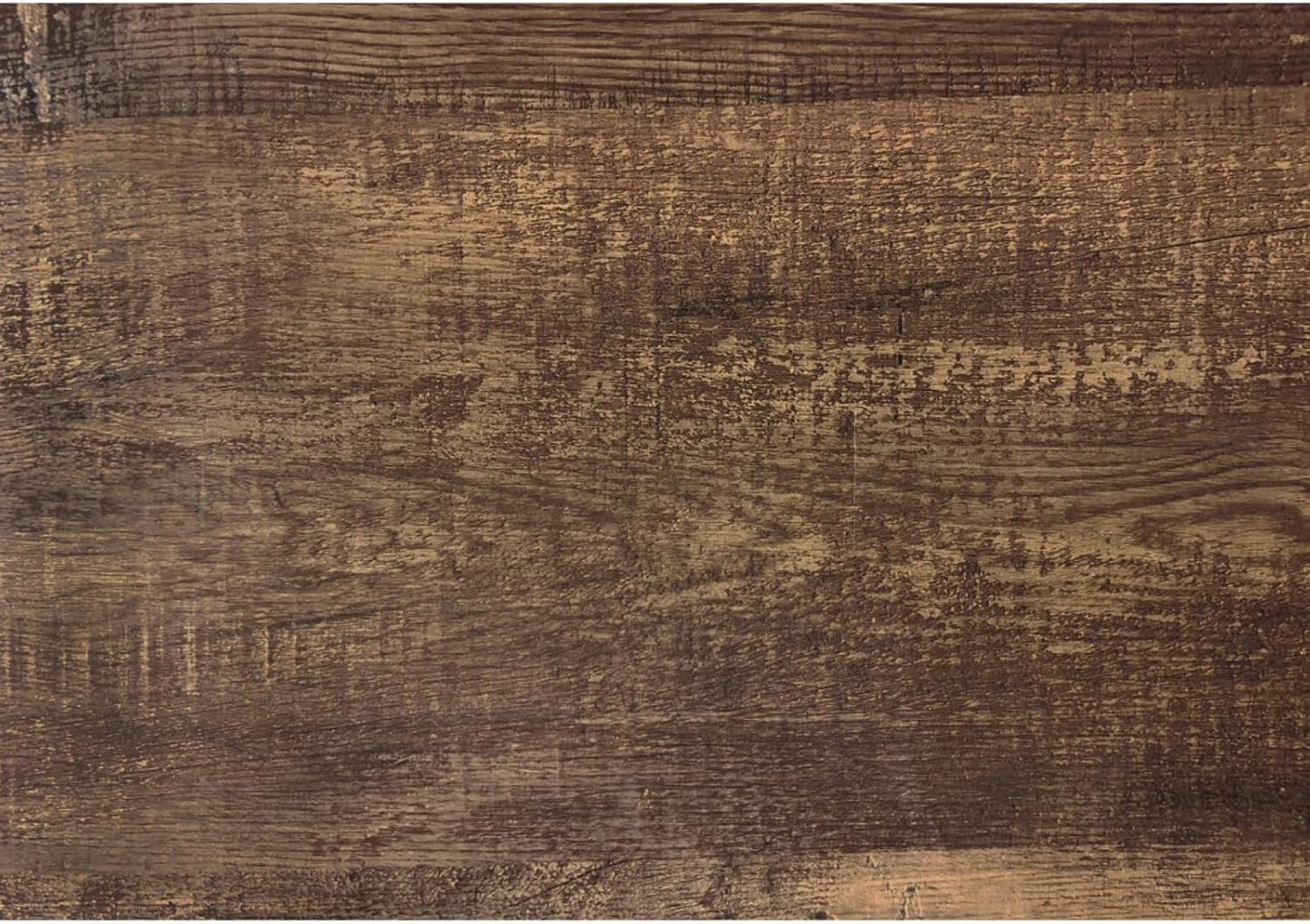 Multi-Use Rustic Computer Desk with X-Design Metal Base, Small Study Workstation with 2 Large Storage Drawers and 1 Open Concept Shelf, Easy Maintainable