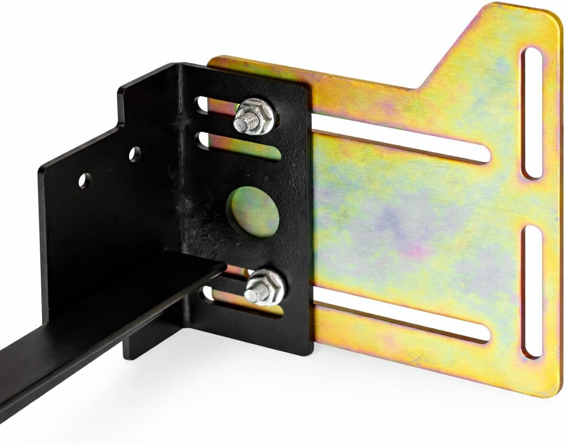 #745 Queen Bed Frame Modification Adapter Bracket – Heavy-Duty Steel Headboard Conversion Plates, Set of 2 with Hardware, Converts Bolt-On to Hook-On or Extends Frame Width