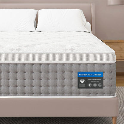 Extra Firm Queen Mattress 12 Inch, Hybrid Mattress Pain Relieving