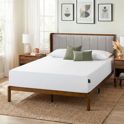 Zinus 10 Inch King Green Tea Cooling Memory Foam Mattress, Medium Feel
