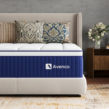 Hybrid Mattress with Gel Memory Foam, 10 Inch Twin Size Mattress