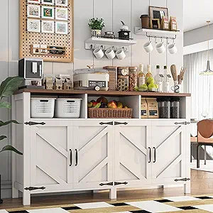 Buffet Sideboard with Storage Farmhouse, view 2