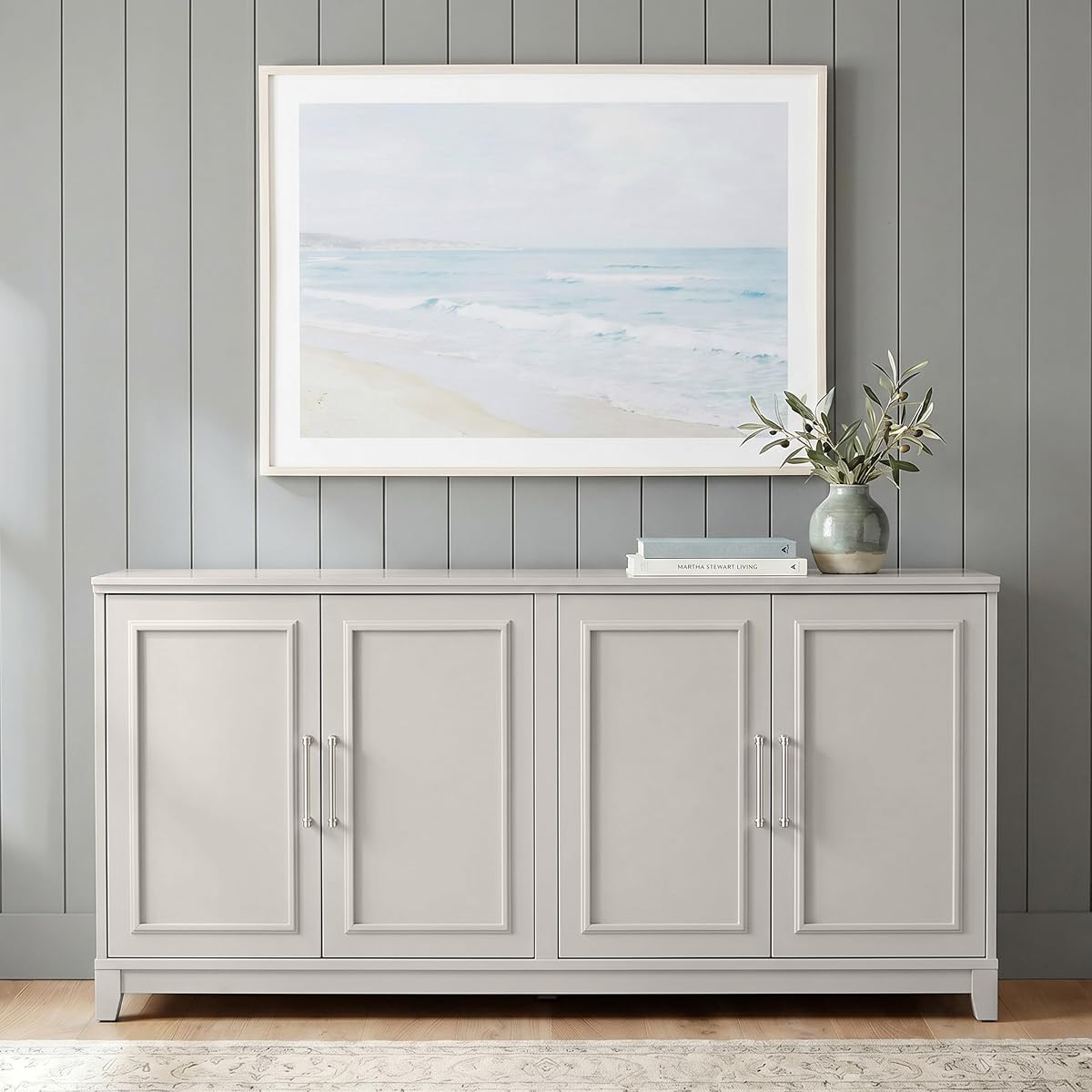 Lily Pond Modular Storage TV Stand, Sharkey Gray