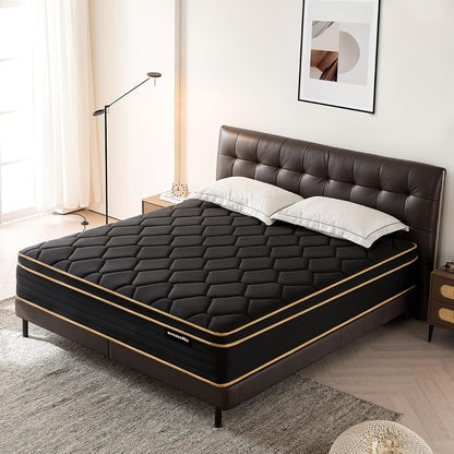 Twin Mattress 10 Inch Twin Size Mattresses in a Box Spring Hybrid Twin Bed