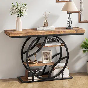 Entryway Table for Foyer, 41.3 Inch Industrial Narrow Console Table, view 2