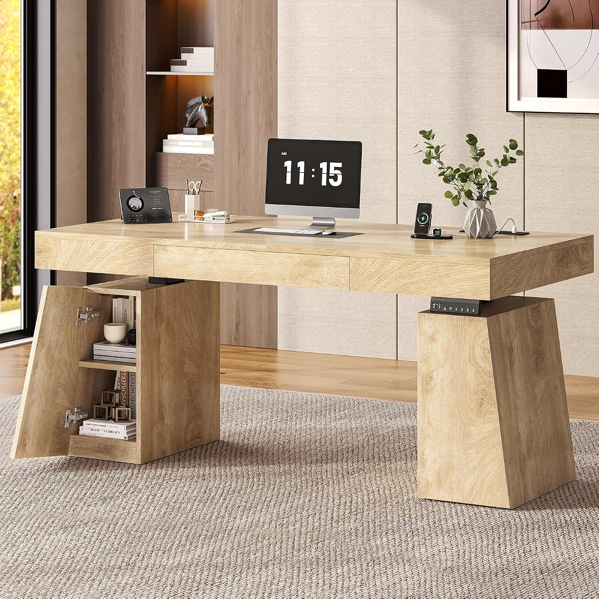 55 in Executive Standing Desk