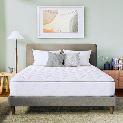 Full Size 8 Inch Hybrid Cooling Mattress, Airflow Innerspring