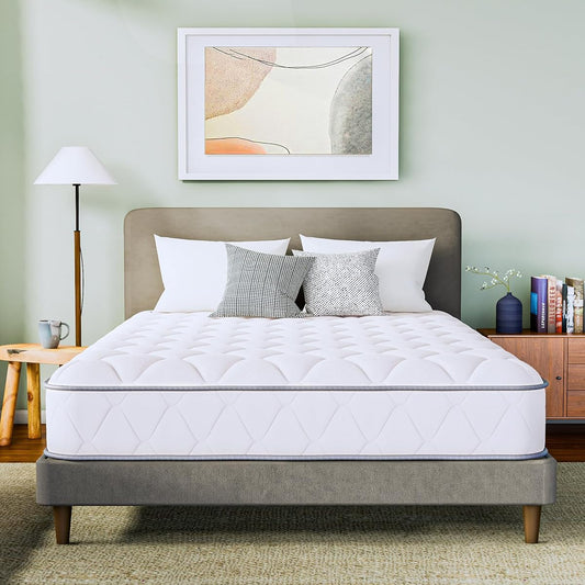 Full Size 8 Inch Hybrid Cooling Mattress, Airflow Innerspring