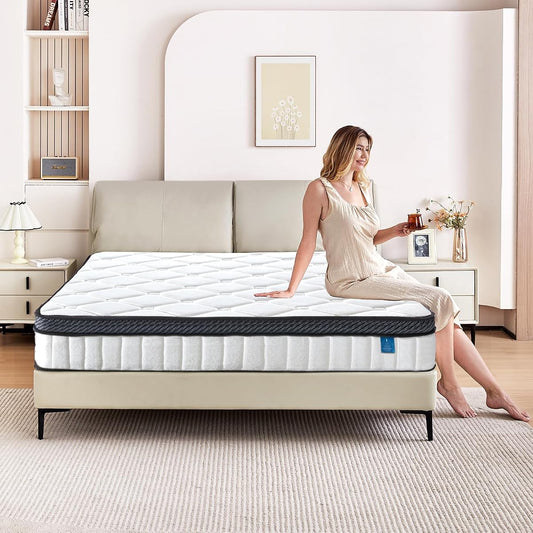 Queen Mattress 12 inch 80"*60"*12" Boxed Gel Memory Foam Mattress Individually
