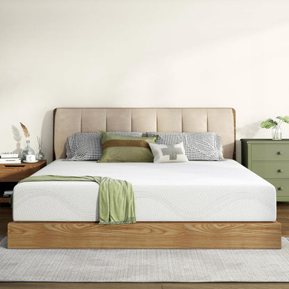Queen Size Memory Foam Mattress 12 Inch, Cooling Gel Bed, Medium Firm
