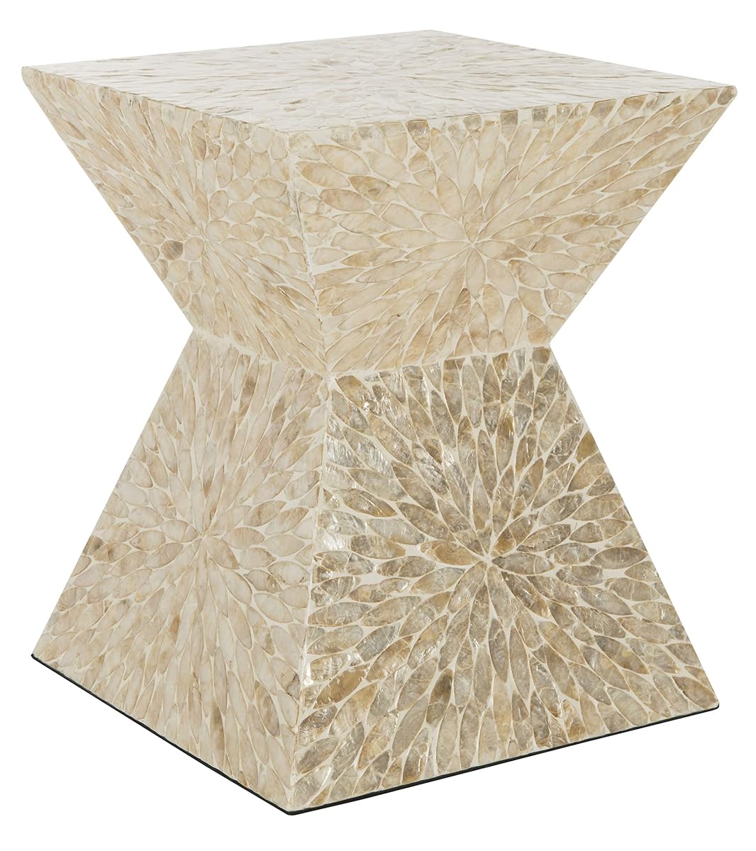 Safavieh Home Collection Calypso Multi Beige Sunburst Mosaic Stool