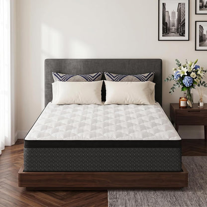 Full Size Mattress,12" Thickness Hybrid Memory Foam Mattress in a Box