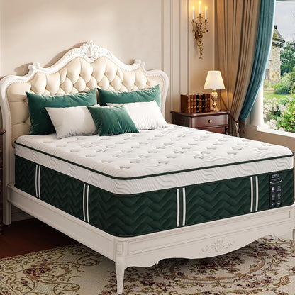 (Hotel-Level) Luxury 14 Inch Queen Size Hybrid Bed Mattress in a Box