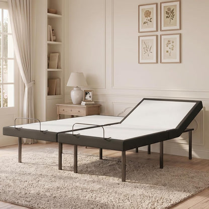 Adjustable Bed Frame & Power Base with Wireless Remote
