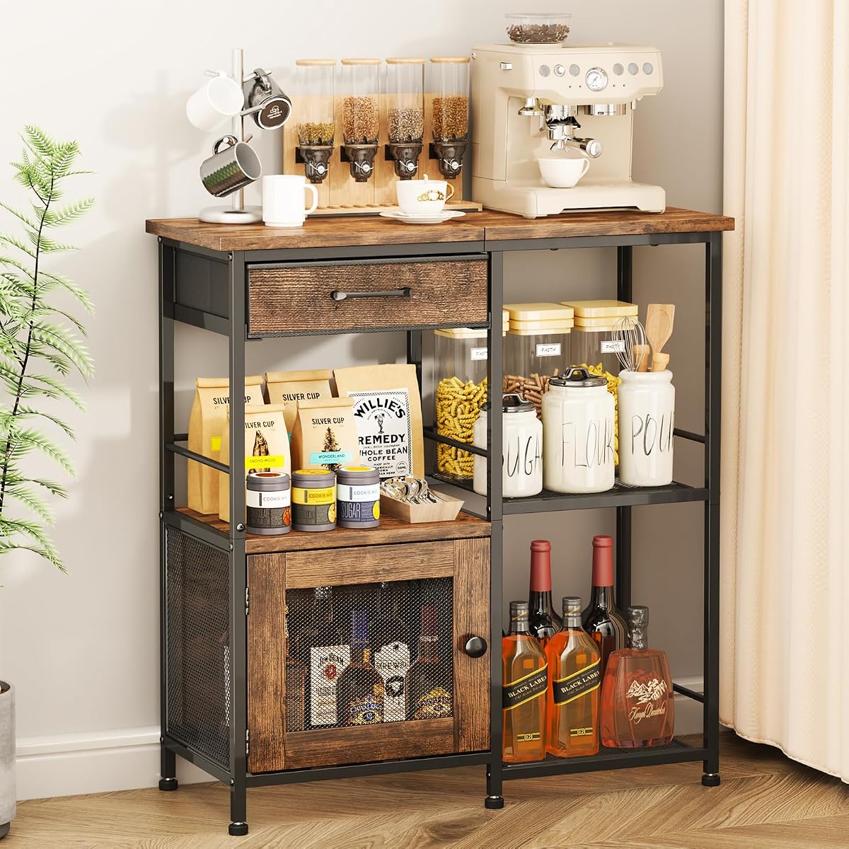 Coffee Bar Cabinet for Home