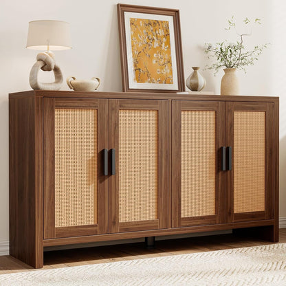 Rattan Buffet Cabinet with Storage
