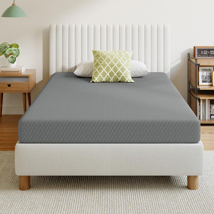 6 Inch Twin Mattress in a Box, Cooling Twin Memory Foam Mattress