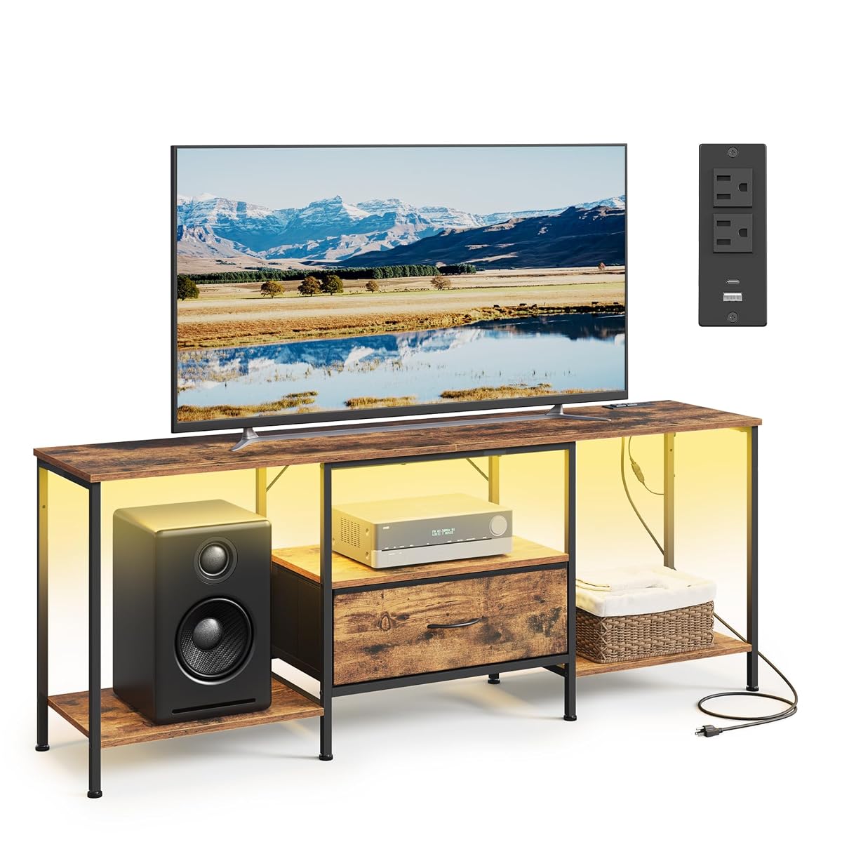 TV Stand for TVs Up to 70 Inches