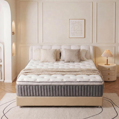 Queen Mattress, 12 Inch Hybrid Queen Mattress in a Box