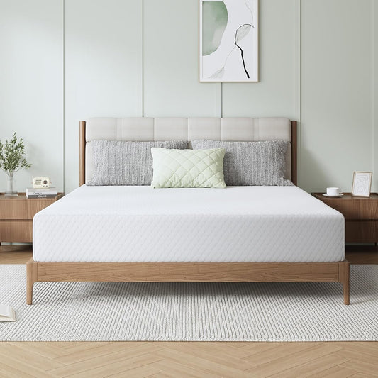 King Mattress 12 Inch,King Memory Foam Mattress with Breathable Comfort Layer & High-Density Base Foam for Pressure Relief & Contouring Support, Motion Isolation & Cooling Comfort