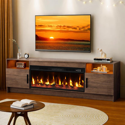Fireplace TV Stand for 65-80 inch TV