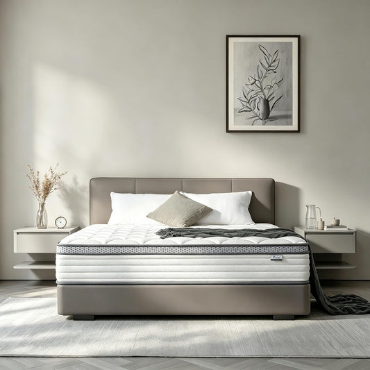 12 Inch Queen Mattress in a Box, Medium Firm Hybrid with Pocket Springs