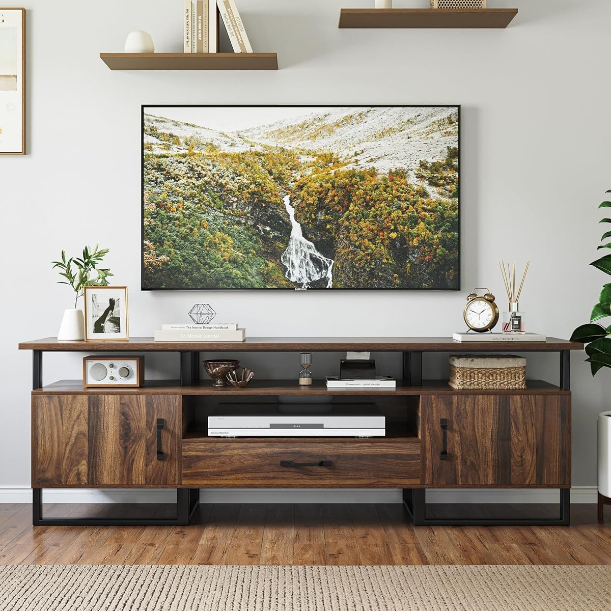70 Inch Industrial TV Stand for TVs Up to 75"
