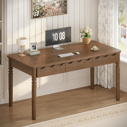 Solid Pine Wood Computer Desk