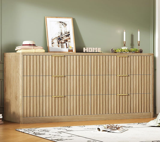 56.3'' Dresser for Bedroom with 6 Drawers