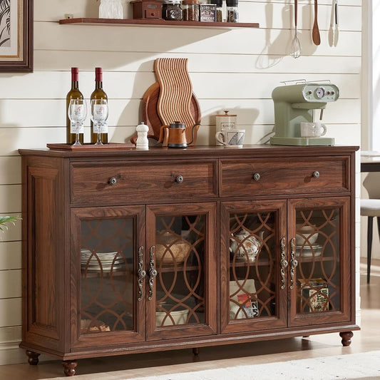 Farmhouse Sideboard Buffet Cabinet with Storage