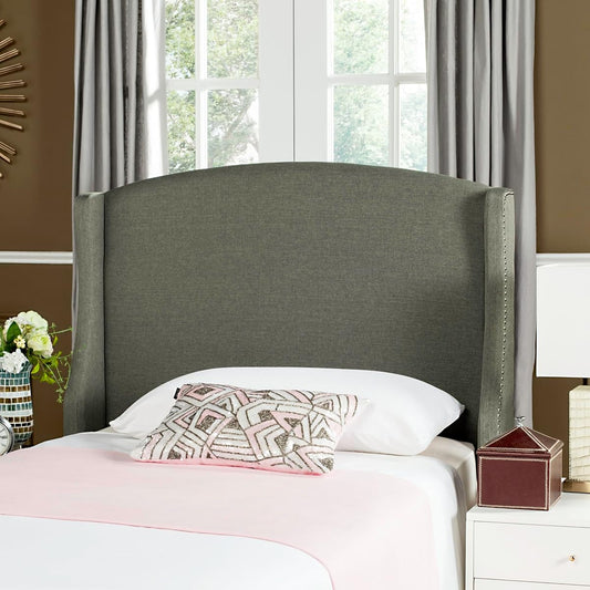 Safavieh Mercer Collection Austin Grey Winged Linen Headboard