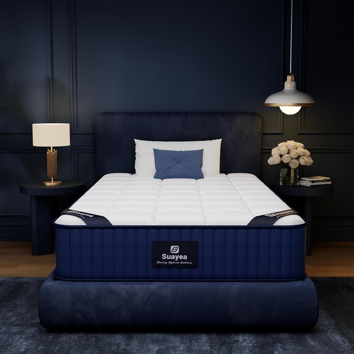 Full Size Mattress, Luxury 8 inch Hybrid Memory Foam Full Mattress in a Box