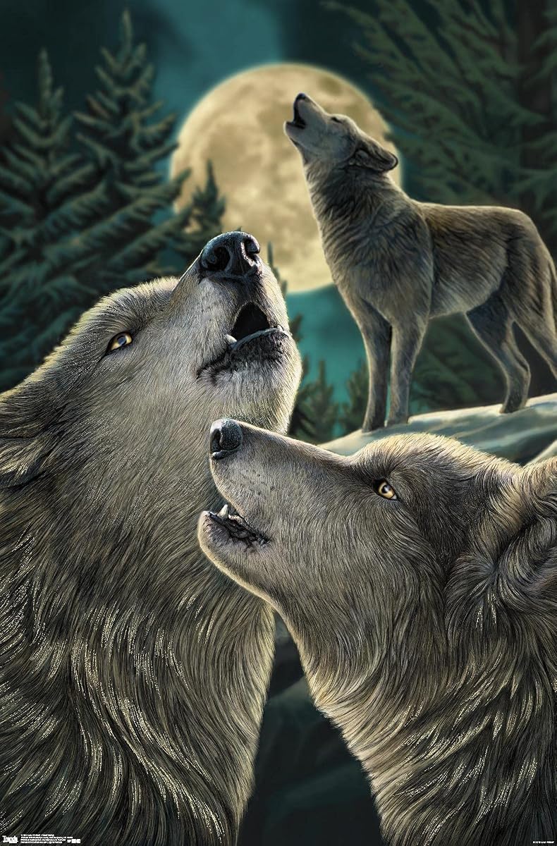 Lisa Parker - Wolf Song Wall Poster, 22.375" x 34", Unframed Version