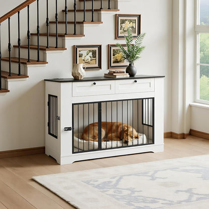 Dog Crate Furniture, Heavy Duty Dog Kennel Furniture for Medium Dogs