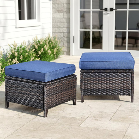 Outdoor Ottoman Set of 2