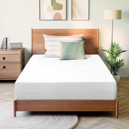 Twin 8 Inch Cooling Gel Memory Foam Mattress, Medium Feel