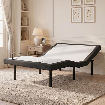 Adjustable Bed Frame Base with Wireless Remote, Zero Gravity & Massage Settings