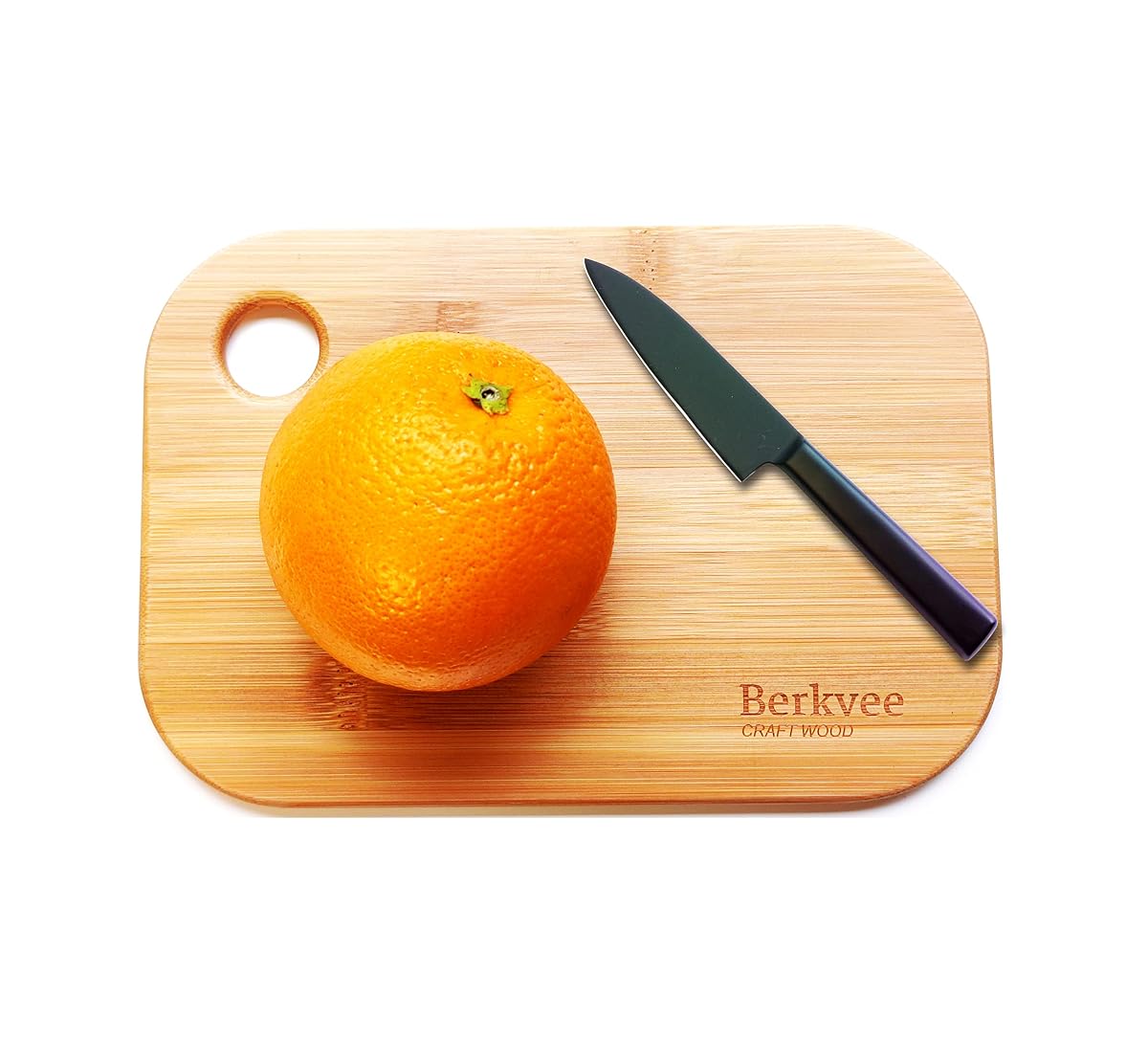 2 PCs Berkvee Small FSC-CERTIFIED Bamboo Wood Cutting Board Set – Mini
