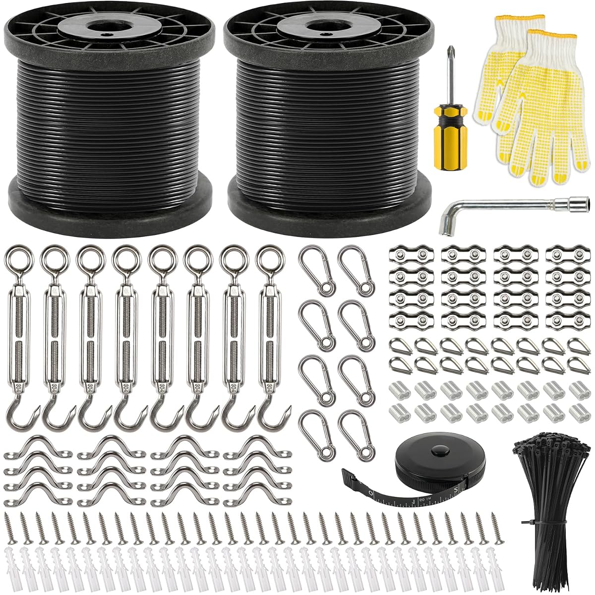 400 Ft String Light Hanging Kit Outdoor