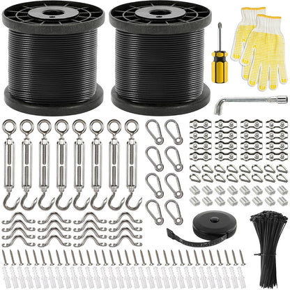 400 Ft String Light Hanging Kit Outdoor