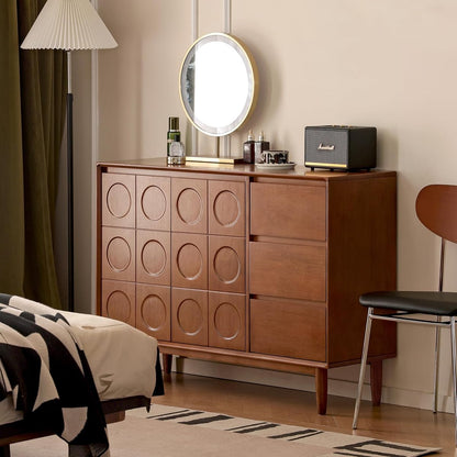 100% Solid Wood Sideboard Buffet Cabinet