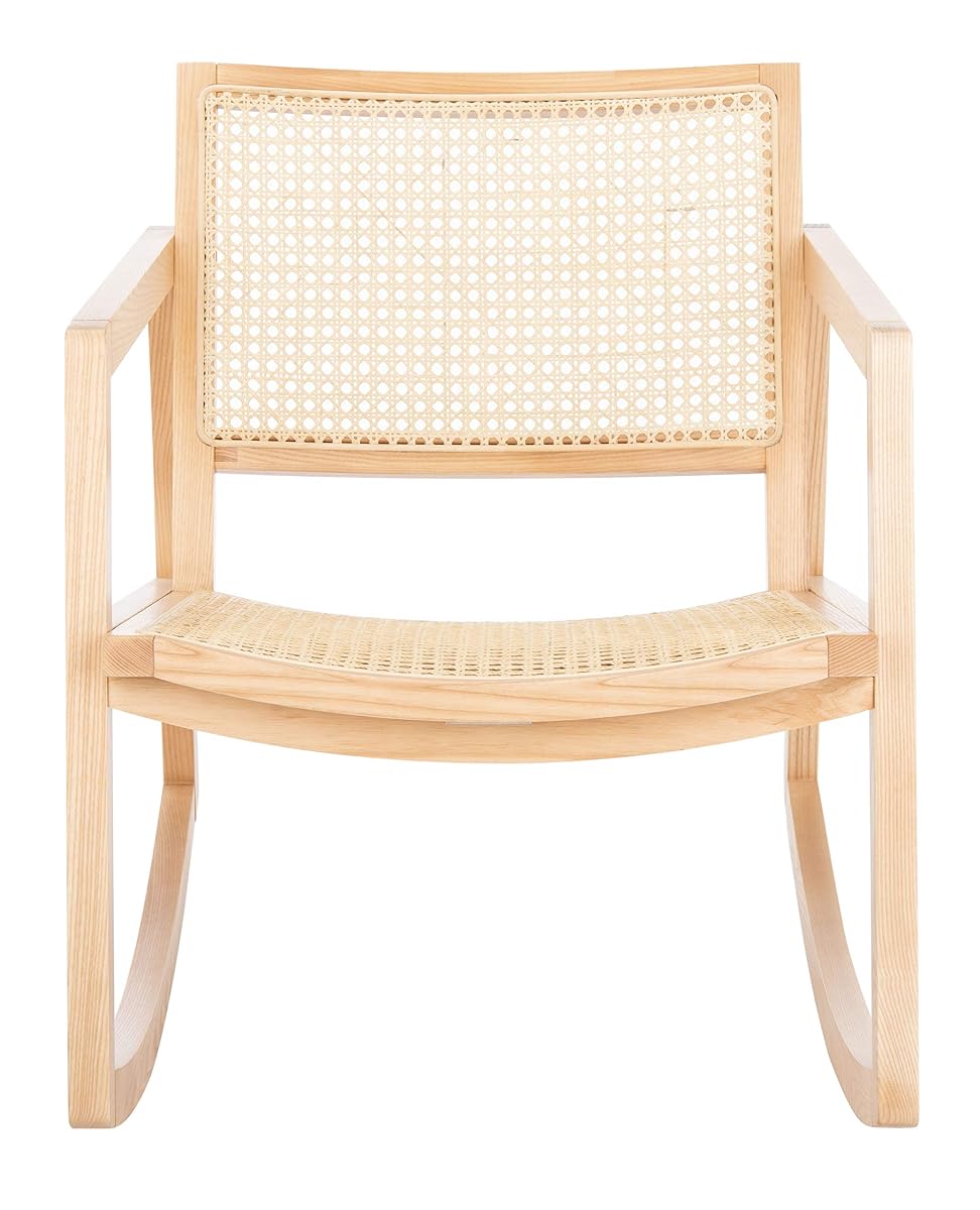 SAFAVIEH Couture Perth Natural Rattan Rocking Chair