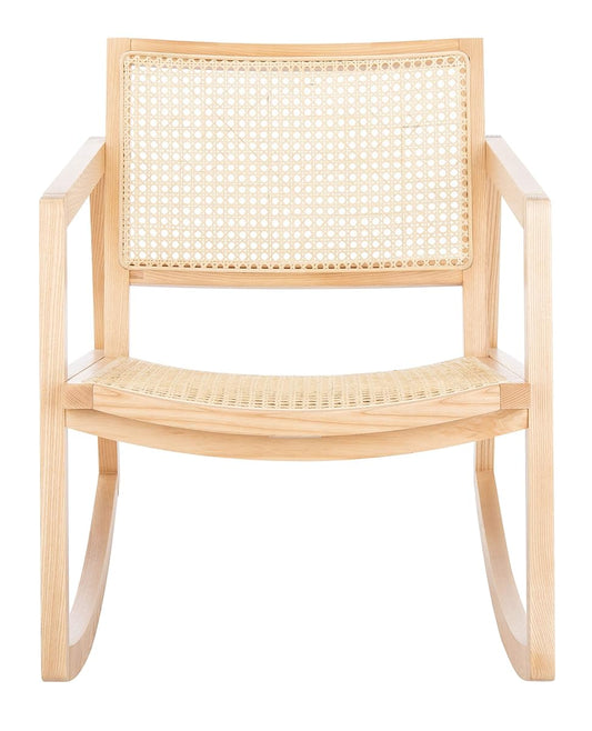 SAFAVIEH Couture Perth Natural Rattan Rocking Chair