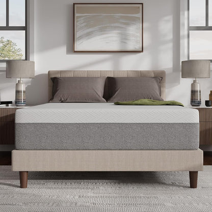 12 Inch King Mattress, Gel Memory Foam Mattress King Size in a Box