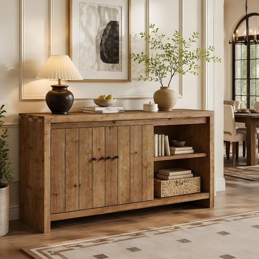 55.11-Inch Sideboard Buffet Cabinet