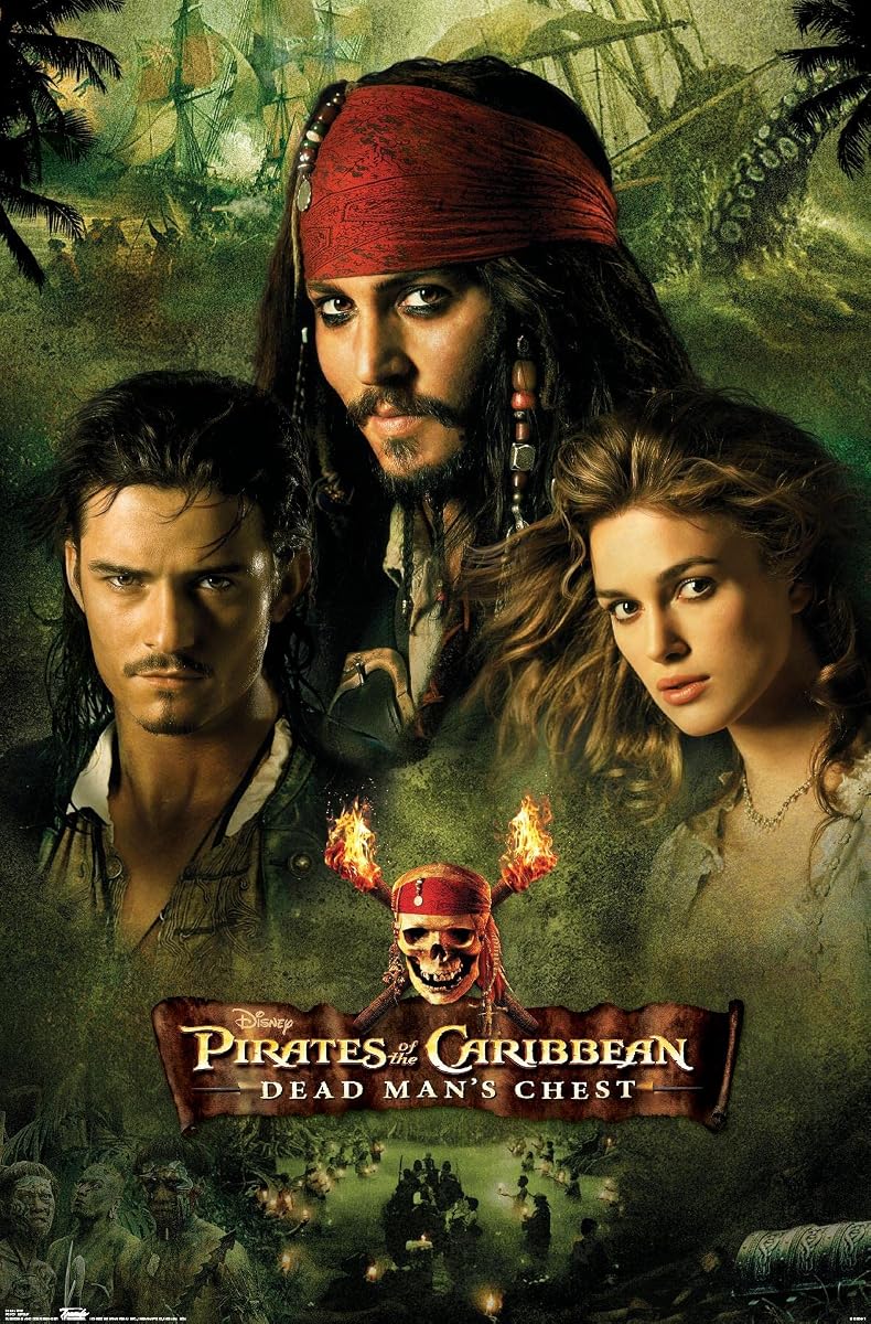 Disney Pirates of the Caribbean: Dead Man's Chest - Group Wall Poster, 22.375" x 34", Premium Unframed Version