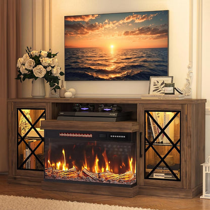 Fireplace TV Stand for TVs up to 70"