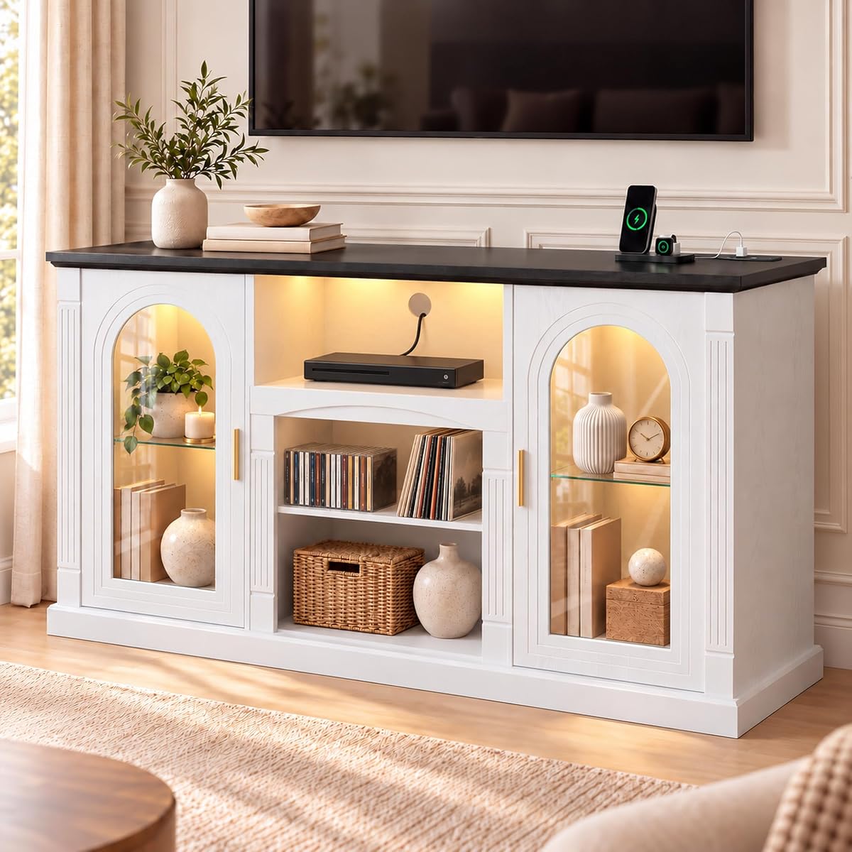 58'' TV Stand, Entertainment Center for TV up to 65''
