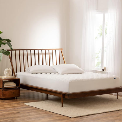 Power Clean Triple Action Waterproof Mattress Pad, Queen